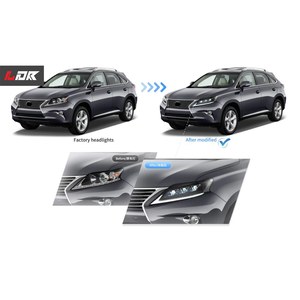 C-レクサスの自動車部品RX300 RX450H 2010-2015の新しいボディキットへのRX古いアップグレード用レクサスフェイスリフトフロントバンパー - Product Image 3