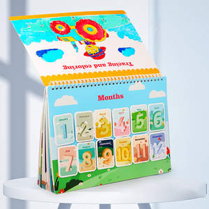 カスタムデザイン印刷サービス子供用マジックコピー追跡本再利用可能ステッカー付き - Product Image 3