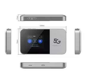 เราเตอร์ WiFi 5G พร้อมช่องใส่ซิมการ์ดแบนด์คู่2.4G & 5G ความเร็วสูงผู้ใช้จอแสดงผล LCD ขนาด10ราย - Product Image 2