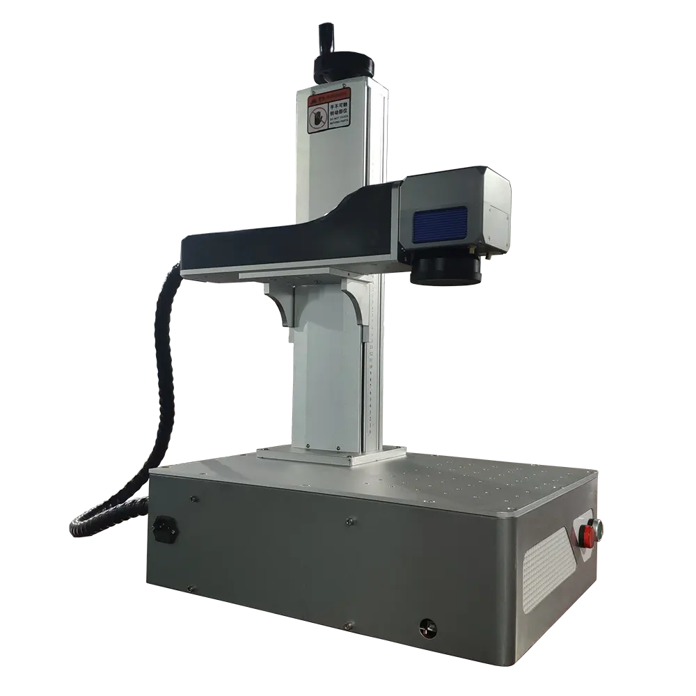 Macchina per la codifica laser in metallo macchina per la stampa Laser a codice qr con incisione profonda in fibra di tecnologia