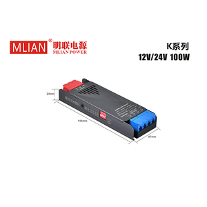 Fuente de alimentación conmutada LED de salida única DC 12V 24V 60W-400W Rango de arranque lento 50/60Hz Frecuencia 2A/3A/5A Corriente Tipo de riel Din - Product Image 3