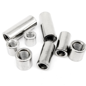 <strong>M3</strong> M4 M5 M6 M8 M10 304 316 A2-70 Stainless Steel Extend Long Lengthen Connector Joint Sleeve Tubular Nut Round <strong>Coupling</strong> Nut - Product Image 3