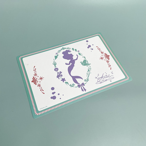 批发方形和六角形印花PP硅胶薄塑料桌垫桌椅地垫 - Product Image 5