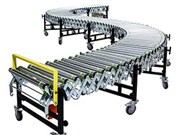 Container Truck Laden Entladen Zwei Richtungen Rollen förderer Motorisierter Rollen förderer Beweglicher Rollen förderer - Product Image 2