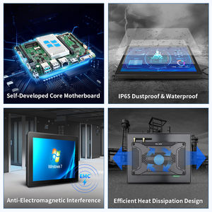 <span class=keywords><strong>7</strong></span> 8 10 12 15 15.6 17 18.5 19 21.5 23.6 24 27工業用オールインワンPCタッチスクリーン液晶モニターコアI3 I5 I7 IP65 1500 NITS - Product Image 3