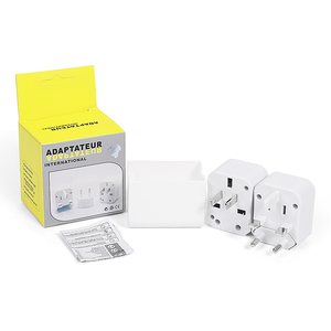 Enchufe Universal Travel Adapter 3-poliges Multi-Plug-Adapter Internat ionales Netzteil für US UK EU - Product Image 1