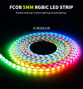 Однопиксельная RGBIC Адресуемая полоска Радужная Мечта Цвет Smart RGB гибкая светодиодная лента 5 мм DC 5 В 160LED - Product Image 2