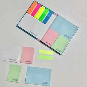 厂家价格定制批发纸质文具办公记事本套装立方体不干胶便笺托盘盒 - Product Image 4