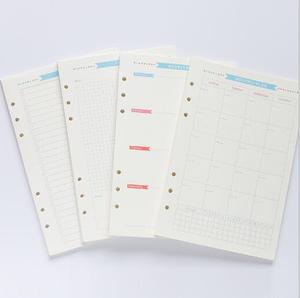 Blue Head A6 Planner Refills Inserts Loose Leaf Paper Filler Paper for 6-Ring Binders Daily Weekly Monthly to Do - Product Image 1