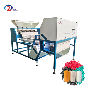 Automatische Kunststoff recycling maschine für ABS/PP/PE/PVC/LDPE-Abfall flaschen verschlüsse-mit Farb sortier-und Heiß wasch tank - Product Image 1