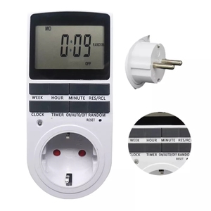 OPEN OEM Electronic Digital 24 Stunden programmier bare Timing-Steckdose Cyclic EU UK AU US BR FR Stecker Küchen schalter Timer