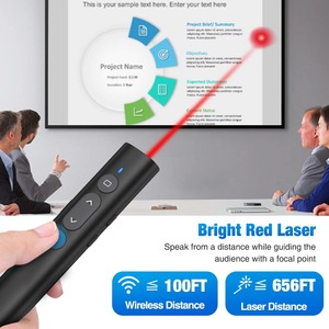 AAA batteria 2.4G puntatore Laser Wireless presentatore con il tipo c Powerpoint telecomando PPT Flip Pen - Product Image 6