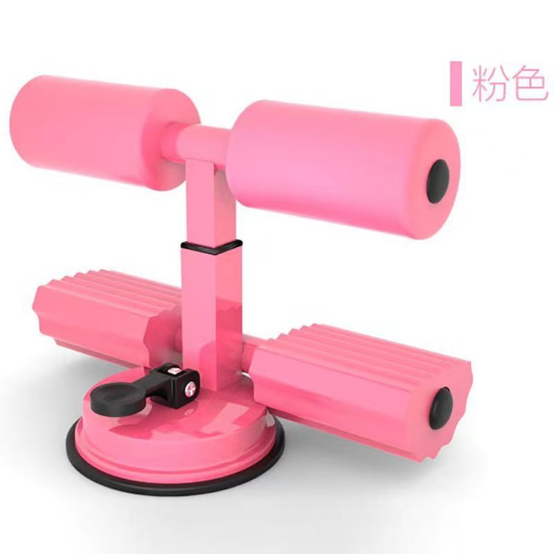 Pink Double-Bar Single-Suction Cup Sit-Up Assist
