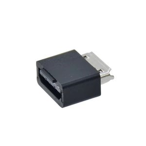 微型USB 2.0 b型母插座，带保护盖5针直卷曲边缘微型插座，用于充电