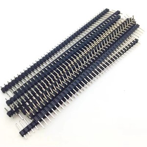 40 Pin 1x40 einreihig Stecker und Buchse 1,27 Break able Pin Header PCB JST-Anschluss leiste für Arduino Black - Product Image 3