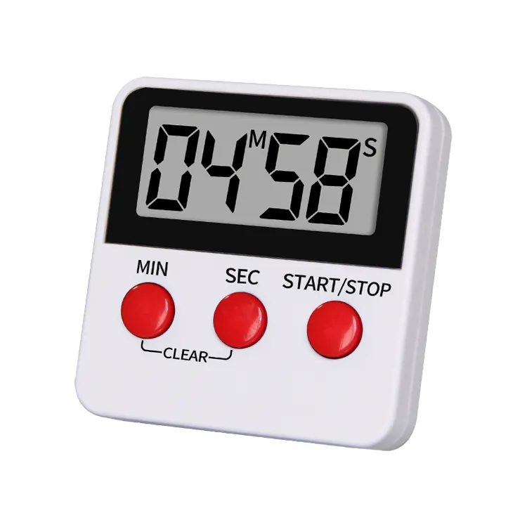 Digital countdown Magnetic timer Clock Alarm clock Quickly sets the kitchen timer