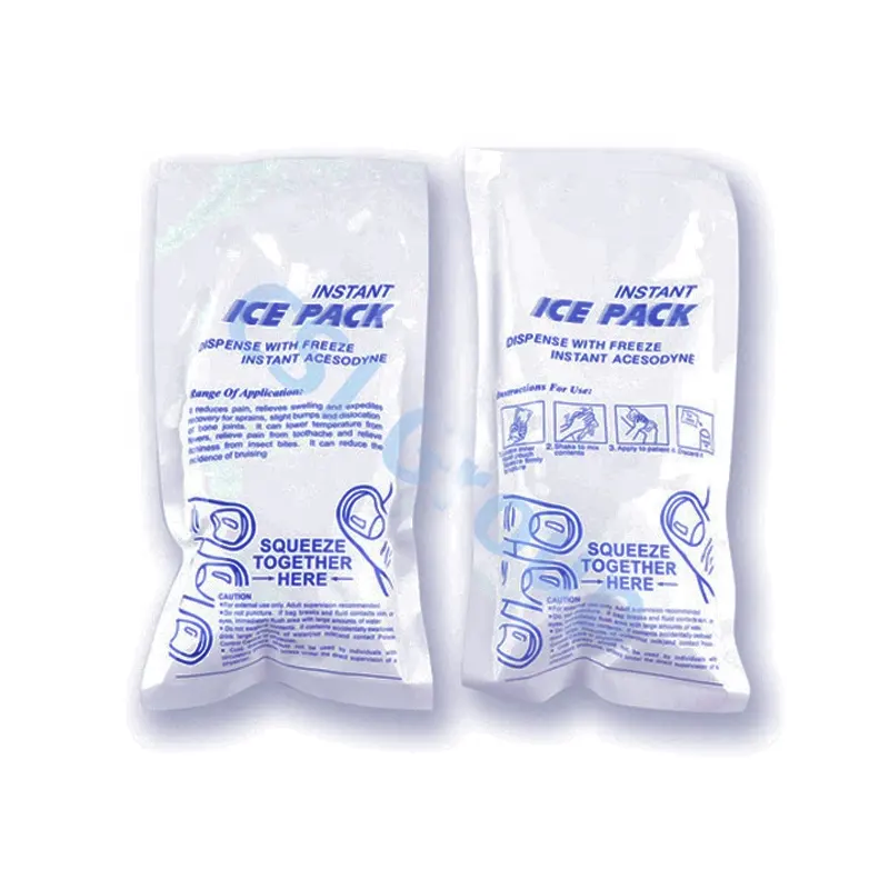 Csi Custom Ce Gekwalificeerde Wegwerp Medische Eerste Hulp Niet Giftige Ijspakken Kompres Wraps Instant Cold Pack