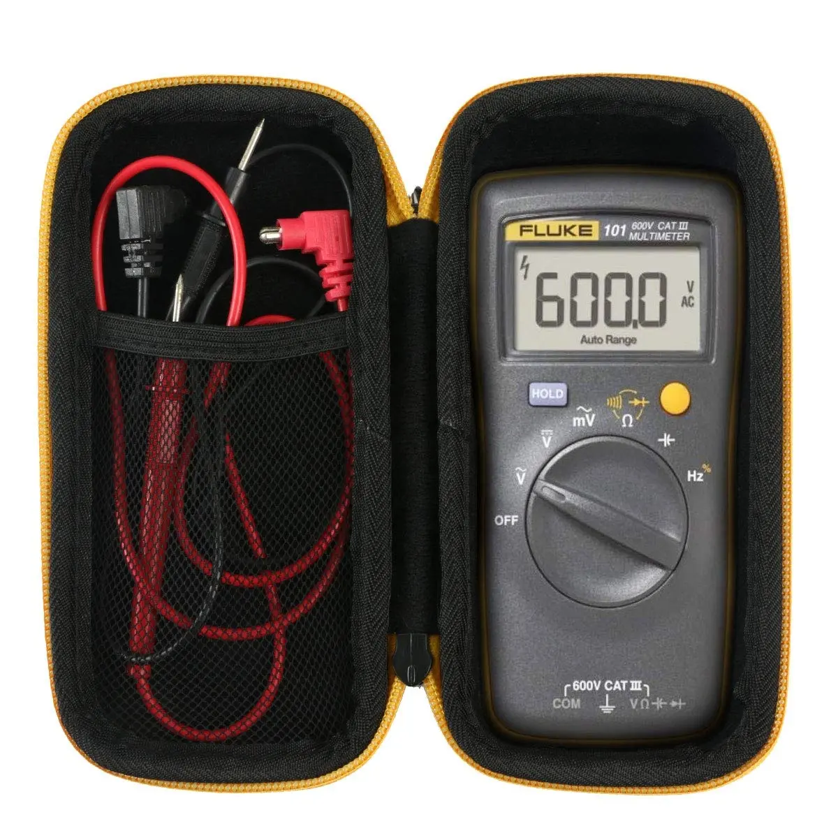 Wholesale Custom Hard Travel Tool EVA Case for Fluke Digital Multimeter 15B+ 17B+ F18B+ F12E+ Fluke 107 Multimeter Bag