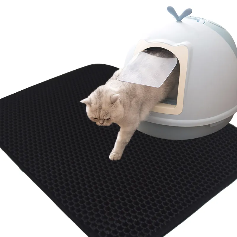 Amazon wasch bare Katzenstreu matte Wasserdichte Urins ichere Pet Box Mat innovative Haustier produkte