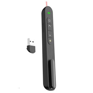 Penna puntatore Laser rosso elettronico senza fili nero colore del corpo PPT pagina funzione Flip per le presentazioni - Product Image 6