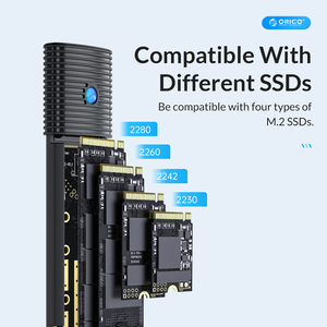 Orico M.2 SSD NVME yüksek hızlı mobil disk kutusu 10Gbps harici tip-c Gen1 tip-c port 2242 2260 2280 - Product Image 5