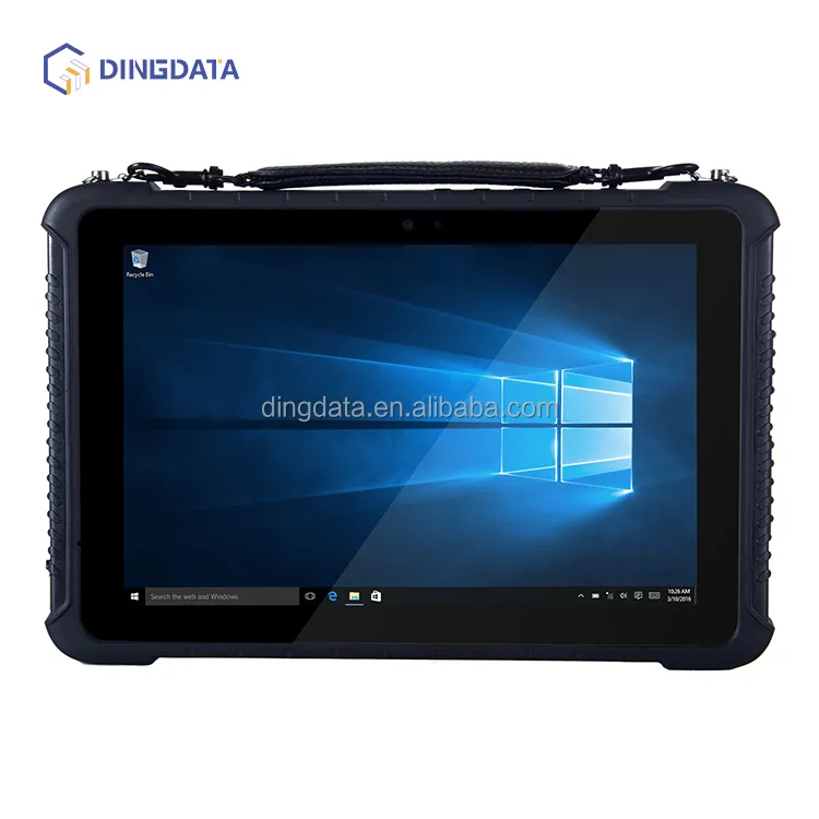 S16TWP Waterproof IP67 Rugged Laptop Computer Tablet Win 11 and Optional Android OS with RJ45 RS232 10 inch Monitor PC