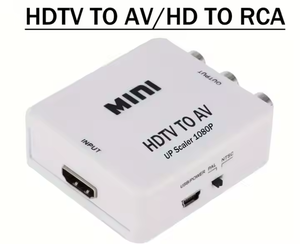 Analog <strong>Adapter</strong> for CRT TV &amp; DVD Player, <strong>RCA</strong>/<strong>SCART</strong> <strong>Output</strong> HDTV <strong>to</strong> AV Converter Box with PAL/NTSC Auto-Switch - Product Image 3
