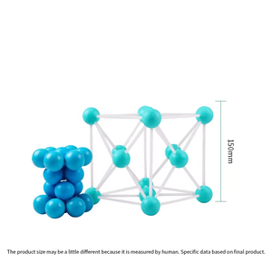 Modelo de estructura de cristal de metal molecular de Química - Product Image 4