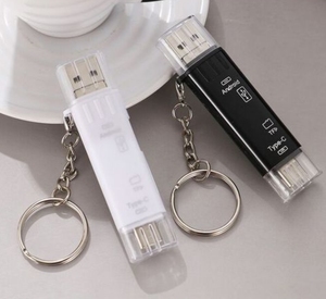 <strong>Type</strong> <strong>C</strong> MicroUSB USB 3 in 1 OTG Card Reader Adapter High-speed Universal OTG TF USB for Computer Extension <strong>Headers</strong> - Product Image 6