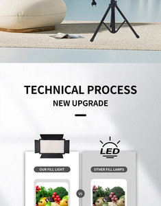 U600 video profesyonel fotoğraf ışığı (cep telefonu klibi ile) stüdyo makyaj için uygun LED halka dolgu ışığı - Product Image 4