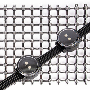 <span class=keywords><strong>LED</strong></span>网格屏P50柔性透明异型幕墙天花板像素显示点光源户外照明 - Product Image 2
