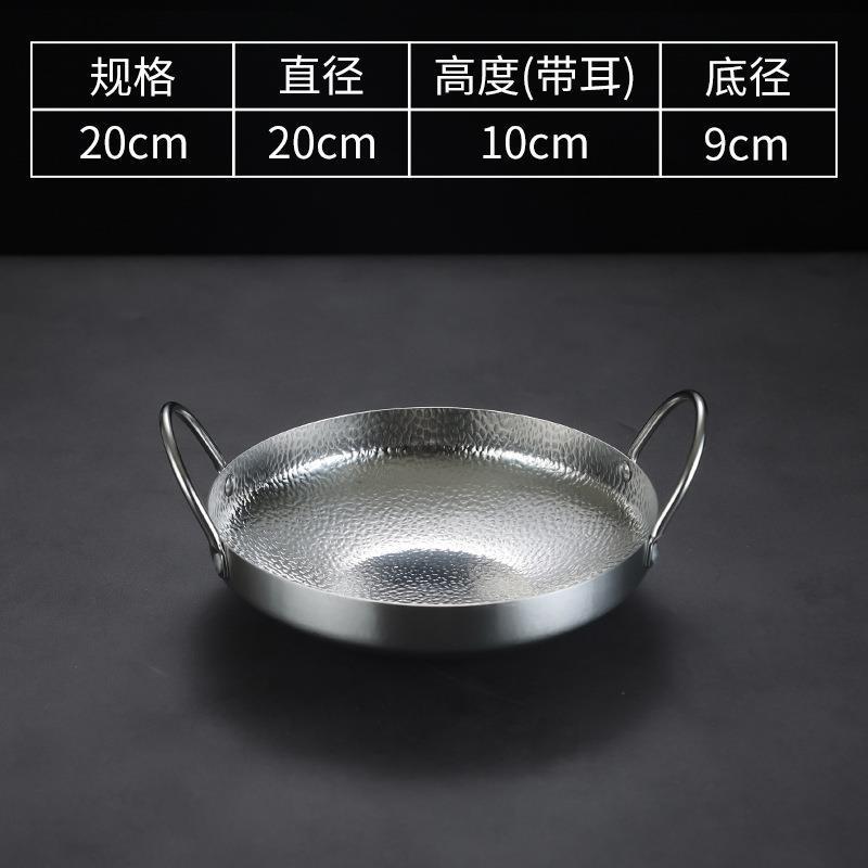 20cm deep double-handled longevity pot (silver)