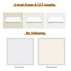 แผงไฟ LED แบบบาง60x60 150LM/W, แผงไฟสี่เหลี่ยมขนาด30W 38W 40W 50W 72W 2x2FT 2x4FT ไฟเพดาน LED - Product Image 2