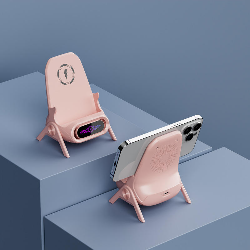 Pink: wireless charging + magnetic suction (small chair)