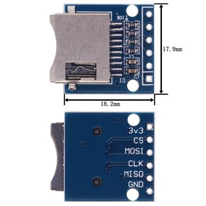 Scheda di memoria Micro scheda di espansione Mini SD TF modulo scudo di memoria con perni per Arduino braccio AVR