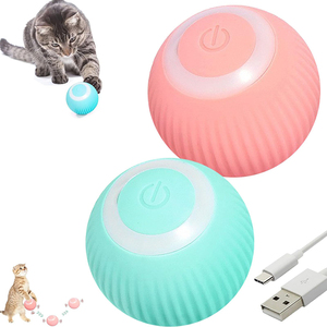Juguetes interactivos de fábrica para gatos, juguete de hierba gatera automóvil para gatos, pelota eléctrica para perros, pelota rodante automática, juguetes inteligentes para gatos - Product Image 1