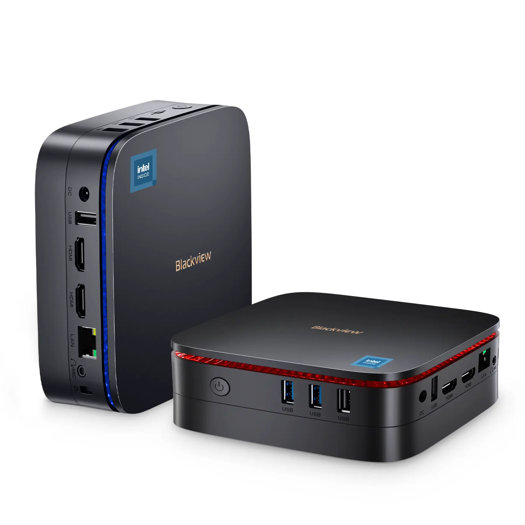 Blackview Mini Pc MP60 WIFI 5 4K Intel Celeron N5095 Processor 10W Win11 Pro 1000MB/S LPDDR4 SSD 8+256GB Small Size Computer