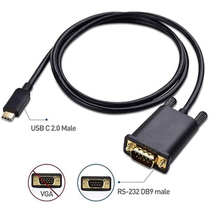 Yüksek popülerlik Ftdi Usb tip C Rs232 seri adaptör modül kablosu ile Db9 Pl2303 Ch304 klavye kadın dönüştürücü - Product Image 5