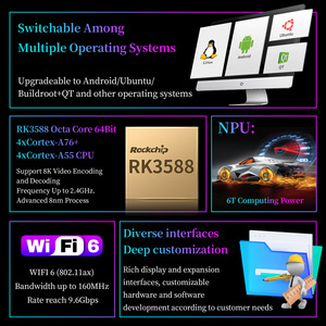 Android PCBA kurulu özel TV kutusu OEM PCB & PCBA kurulu H96 Max V58 Rk3588 Quad Core 8K - Product Image 4