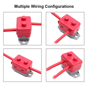 20A Bolt Type <strong>Automatic</strong> <strong>Reset</strong> <strong>Circuit</strong> <strong>Breakers</strong> with Cover Stud for Battery Chargers Trucks Cars - Product Image 6