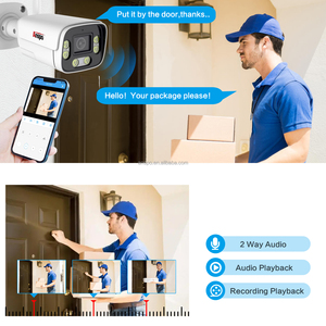 Anspo 5MP Full Color 4CH WIFI NVR KIT <strong>Wireless</strong> <strong>Security</strong> <strong>System</strong> 4 Channel Audio Cctv Camera <strong>System</strong> 2k Cctv <strong>System</strong> Home <strong>Security</strong> - Product Image 5
