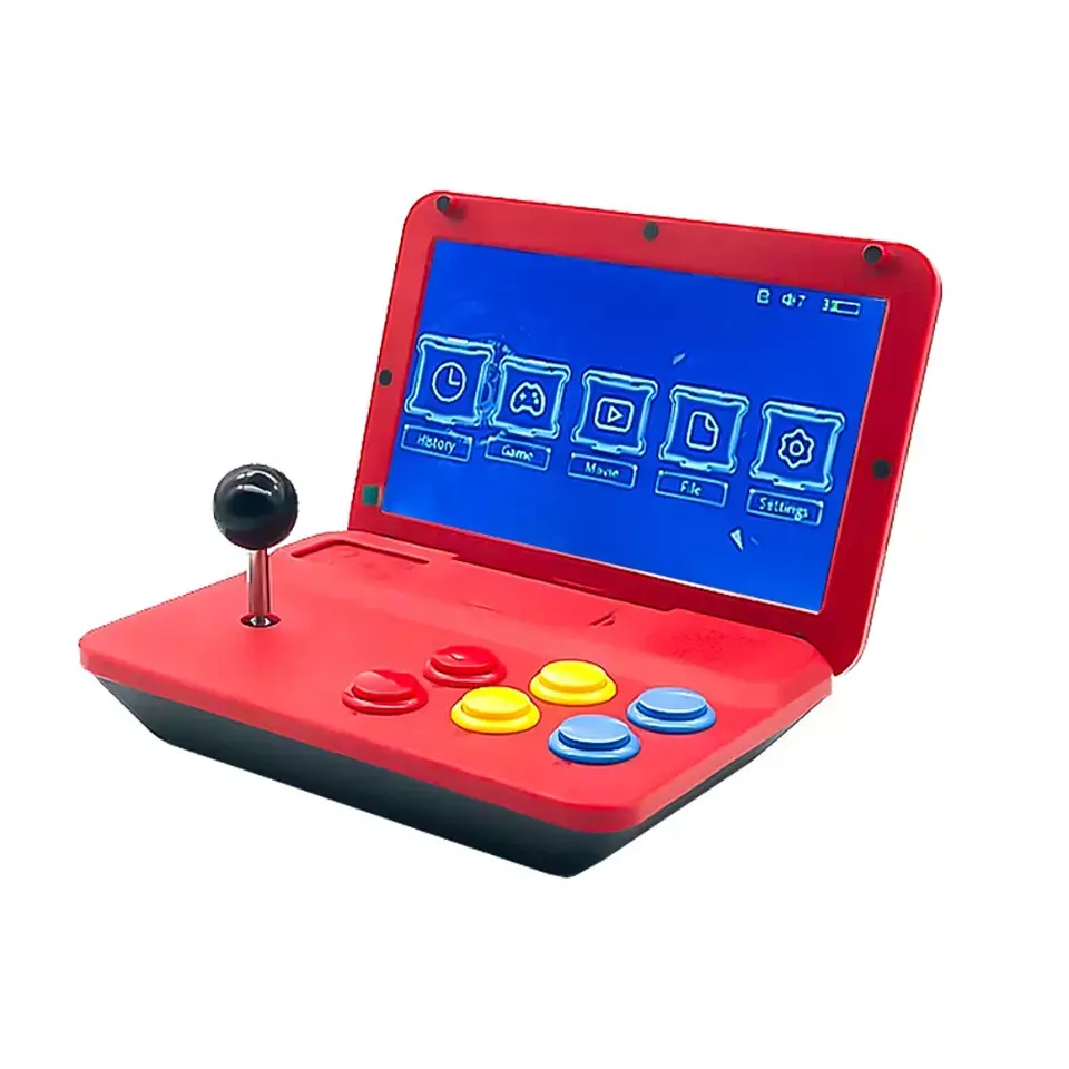 Powkiddy A13 10 Inch Joystick Arcade A7 Architecture Quad-core CPU Simulator Video Game Console Retro Game