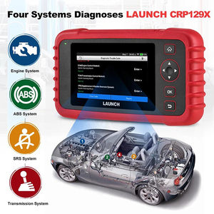 X431 CRP129X OBD2 Escáner de coche Herramienta de diagnóstico automático Lector de código profesional Creader