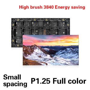 จัดส่งฟรีเมื่อ1ชิ้น ~ 10ชิ้นโมดูลแสดงผล LED สีเต็มรูปแบบในร่ม P1.25-P2.5โมดูลแสดงผลโฆษณา LED - Product Image 2