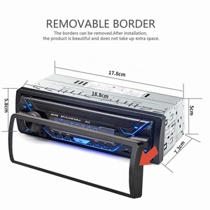 汽车收音机立体声播放器数字汽车MP3播放器60Wx4调频收音机立体声音频音乐USB/标清，带仪表板辅助输入 - Product Image 5