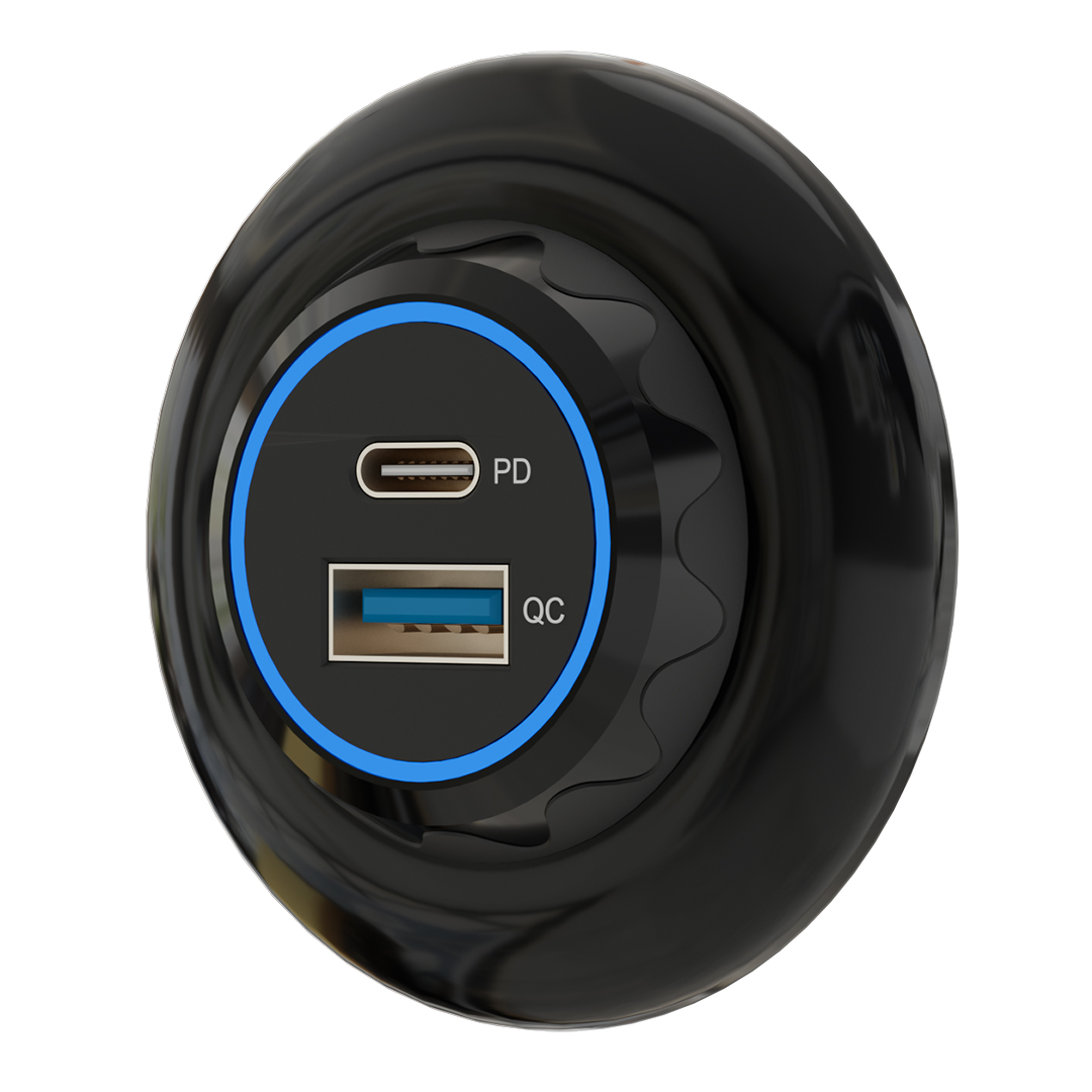 USB-A+USB-C (QC3.0+PD3.0)