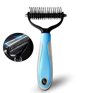 Ağır hizmet tipi Pet köpek tımarlama fırçası aracı için De-Matting ve dökülme astar tarak köpekler kediler için köpek dökülme fırçası - Product Image 3