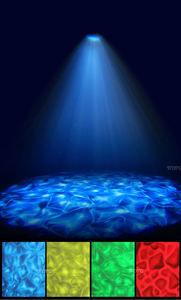 80W mô hình nước gobo ánh sáng tưởng tượng đại dương nước gợn máy chiếu quảng cáo nước hiệu ứng ánh sáng máy chiếu - Product Image 4