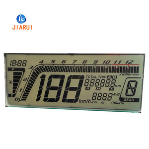 Kunden spezifisches VA TN Corner Cut Fase Spezial förmiges LCD-Bildschirm modul Digitales Tachometer LCD-Display 7 Segment für Kraftfahrzeuge - Product Image 5