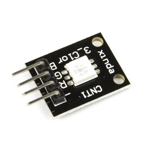 Dreifarbiges Vollfarb-RGB-LED-Modul SMD Elektronisches Zubehör mit 3-Farben-steuerbarem buntem Licht - Product Image 1